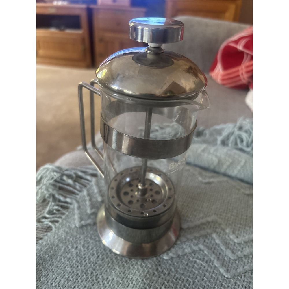 La Cafetiere French Press Coffee Tea Maker 3 Cup Chrome Plunger Style